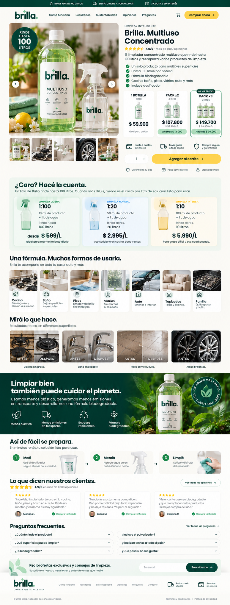 Brilla Multiuso Concentrado